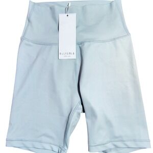 ALLFENIX Claire Blue Bike Shorts High Waisted Athletic Workout XS